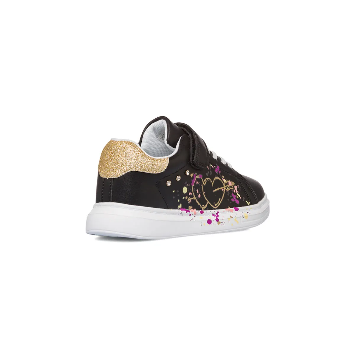 Sale Sneakers da ragazza nere con stampe e glitter Bambino Sneakers Bambina|Scarpe Ragazza