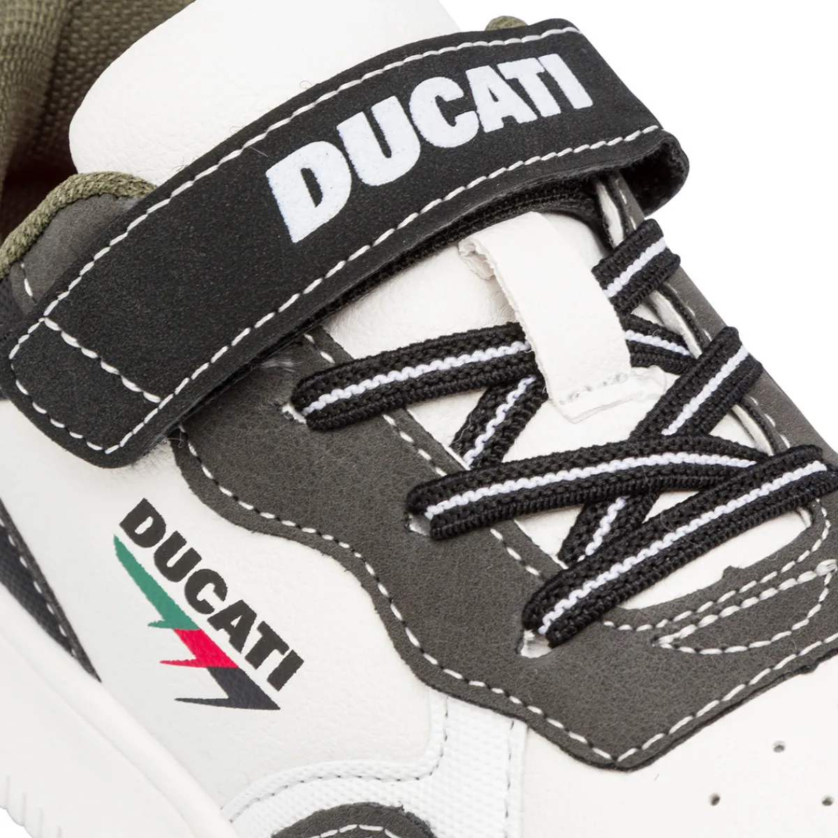 Clearance Sneakers da ragazzo bianche e grigie con logo Bambino Scarpe Da Palestra|Scarpe Da Ginnastica