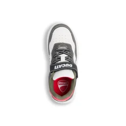 Clearance Sneakers da ragazzo bianche e grigie con logo Bambino Scarpe Da Palestra|Scarpe Da Ginnastica