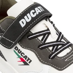 Clearance Sneakers da ragazzo bianche e grigie con logo Bambino Scarpe Da Palestra|Scarpe Da Ginnastica