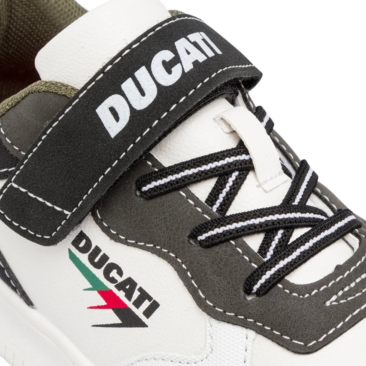 Clearance Sneakers da ragazzo bianche e grigie con logo Bambino Scarpe Da Palestra|Scarpe Da Ginnastica