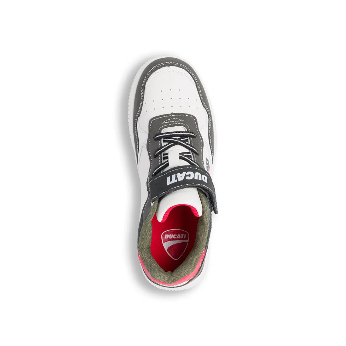 Clearance Sneakers da ragazzo bianche e grigie con logo Bambino Scarpe Da Palestra|Scarpe Da Ginnastica