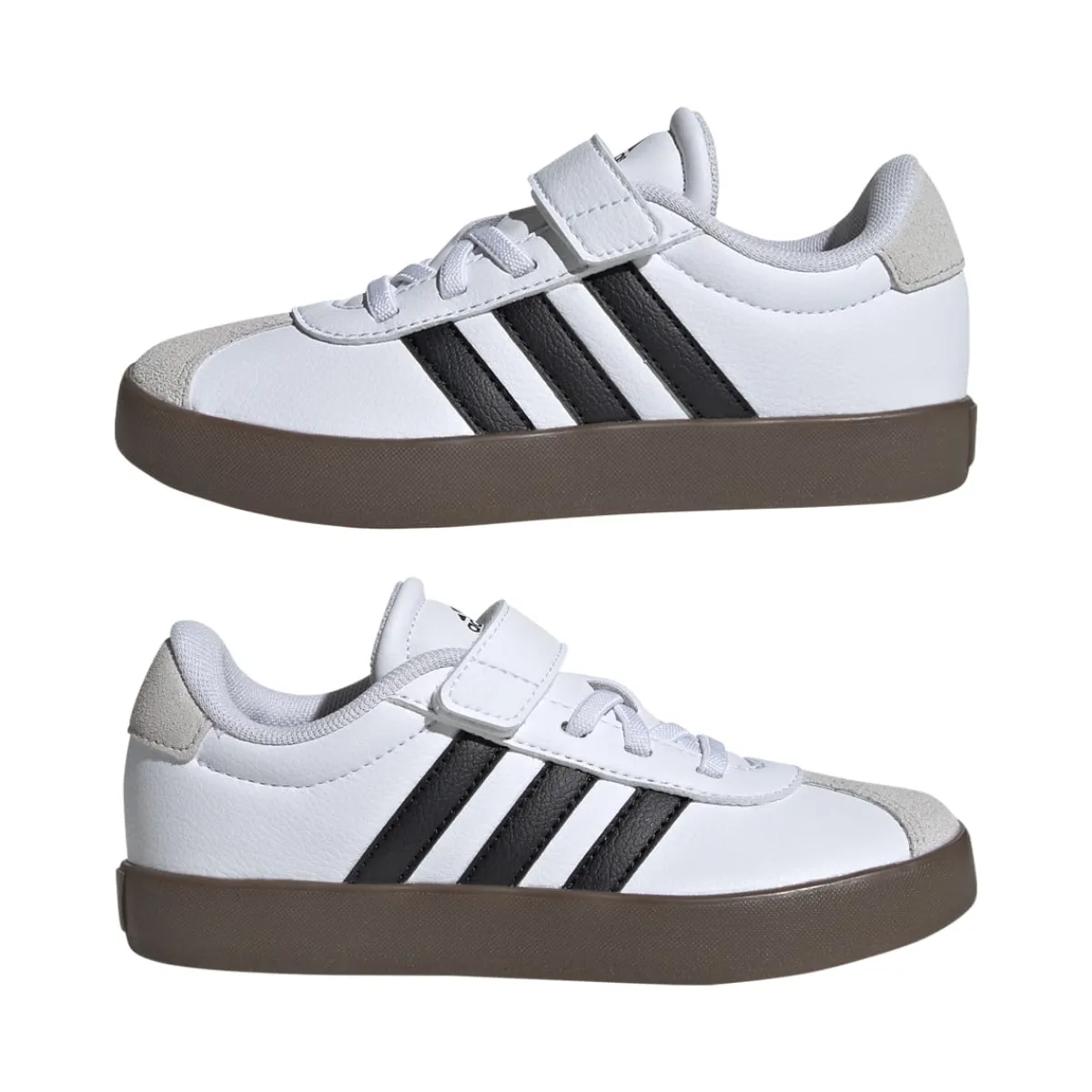 Discount Sneakers da ragazzo bianche e nere con logo VL Court 3.0 Bambino Scarpe Sportive Da Bambino|Scarpe Sportive