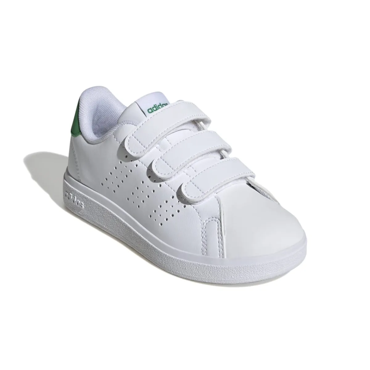 Clearance Sneakers da ragazzo bianche con dettagli verdi Advantage Base 2.0 Bambino Scarpe Sportive Da Bambino|Sneakers Sportive Bambino