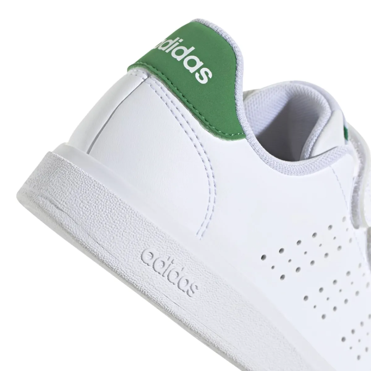 Clearance Sneakers da ragazzo bianche con dettagli verdi Advantage Base 2.0 Bambino Scarpe Sportive Da Bambino|Sneakers Sportive Bambino