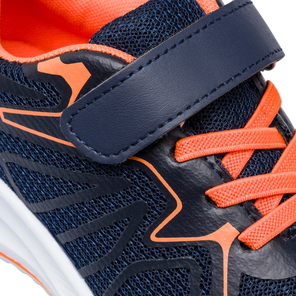 Clearance Sneakers da ragazzo blu con dettagli arancioni Bambino Sneakers Bambino|Scarpe Ragazzo