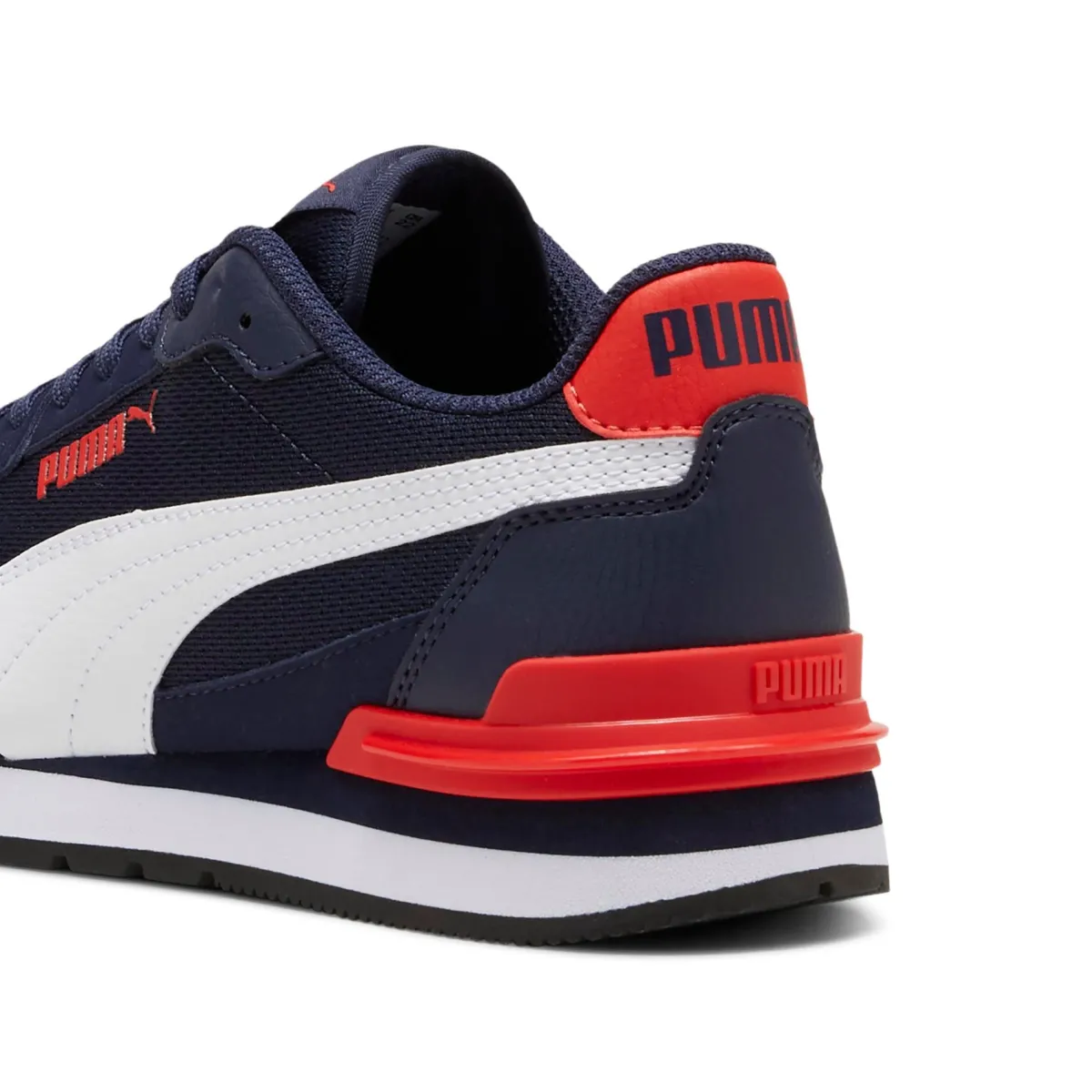 Sneakers da ragazzo blu in tessuto mesh con dettagli rossi Runner V4 Mesh Donna/Bambino Scarpe Ragazzo|Scarpe Sportive