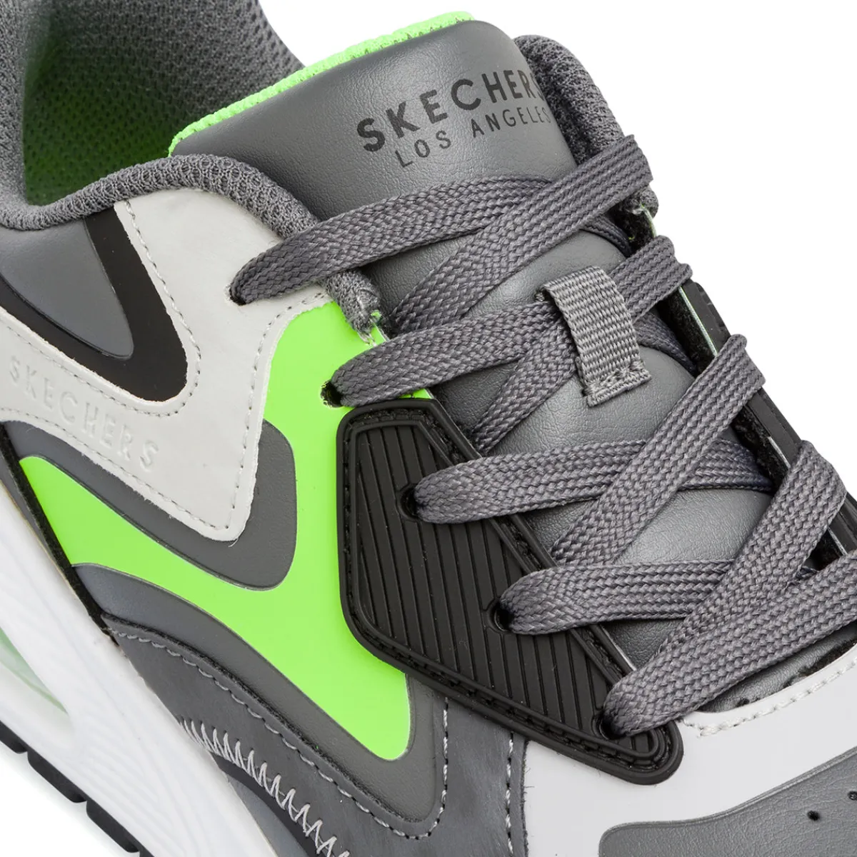 Hot Sneakers da ragazzo grigie e verde fluo con suola ad aria Uno Donna/Bambino Scarpe Per Camminare|Scarpe Da Palestra