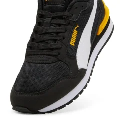 Outlet Sneakers da ragazzo nere con dettagli gialli Runner V4 Donna/Bambino Sneakers Sportive Bambino|Scarpe Ragazzo