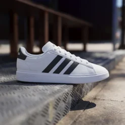 Clearance Sneakers da uomo bianche con logo tre strisce Grand Court 2.0 Uomo Sneakers|Sneakers Sport Uomo