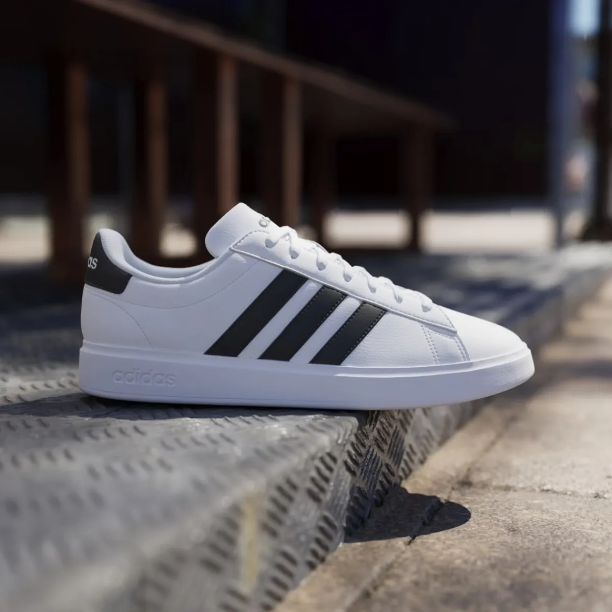 Clearance Sneakers da uomo bianche con logo tre strisce Grand Court 2.0 Uomo Sneakers|Sneakers Sport Uomo