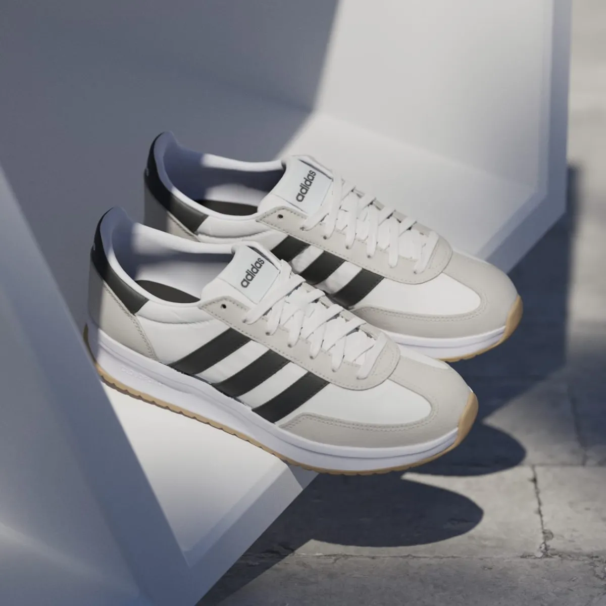 Hot Sneakers da uomo bianche con dettagli beige 70's Run 2.0 Uomo Sneakers Retro Running|Scarpe Per Camminare