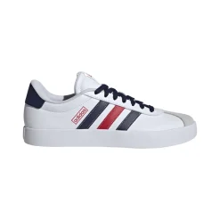 Discount Sneakers da uomo bianche con dettagli blu e rossi VL Court 3.0 Uomo Sneakers Sport Uomo|Sneakers Uomo