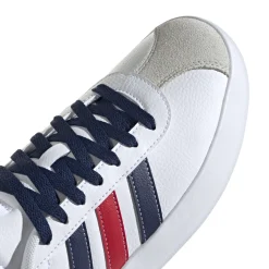 Discount Sneakers da uomo bianche con dettagli blu e rossi VL Court 3.0 Uomo Sneakers Sport Uomo|Sneakers Uomo