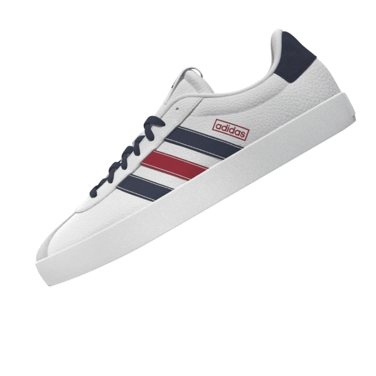 Discount Sneakers da uomo bianche con dettagli blu e rossi VL Court 3.0 Uomo Sneakers Sport Uomo|Sneakers Uomo