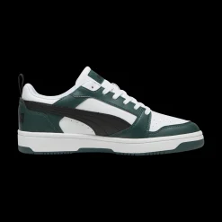 Sale Sneakers da uomo bianche nere e verde scuro con logo Rebound V6 Uomo Sneakers Sport Uomo|Scarpe Sportive