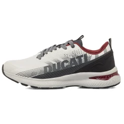 New Sneakers da Uomo Bianche con Dettagli Neri e Bordeaux Uomo Sneakers|Sneakers Sport Uomo
