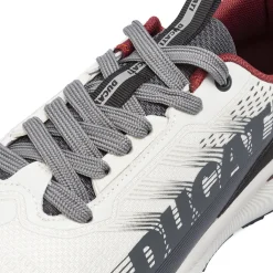 New Sneakers da Uomo Bianche con Dettagli Neri e Bordeaux Uomo Sneakers|Sneakers Sport Uomo