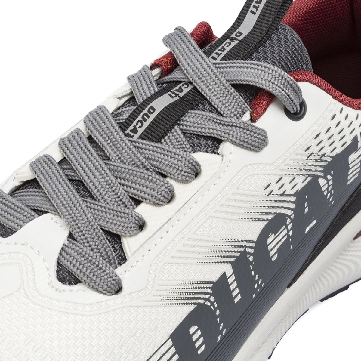 New Sneakers da Uomo Bianche con Dettagli Neri e Bordeaux Uomo Sneakers|Sneakers Sport Uomo