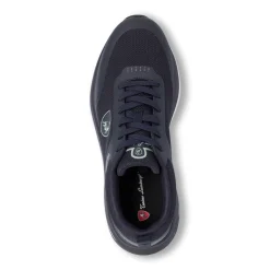 Hot Sneakers da uomo blu con logo e dettagli grigi Uomo Sneakers Retro Running|Scarpe Da Palestra