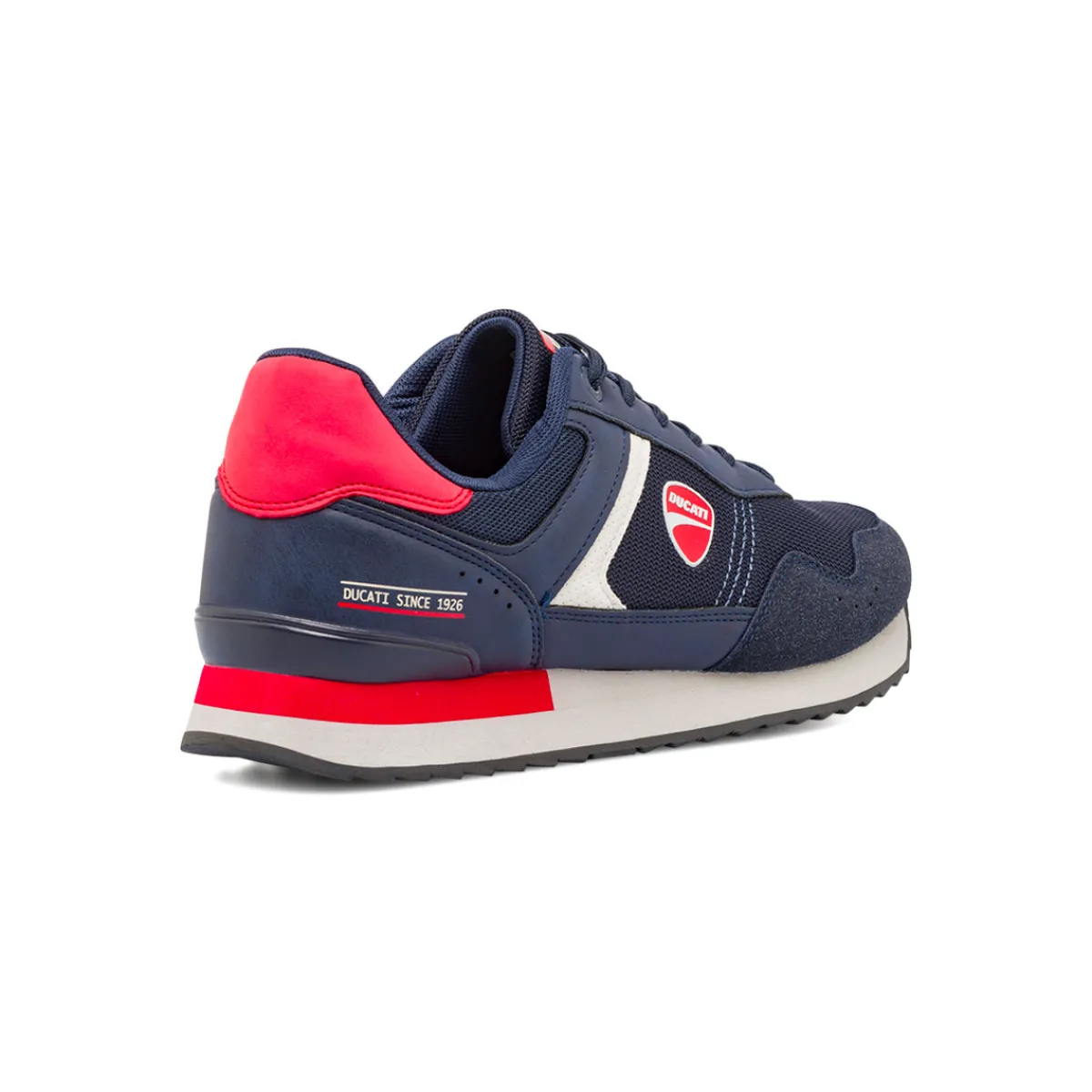 Discount Sneakers da uomo blu con dettagli rossi e bianchi Uomo Sneakers Retro Running|Sneakers