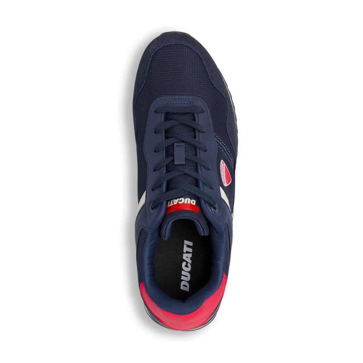 Discount Sneakers da uomo blu con dettagli rossi e bianchi Uomo Sneakers Retro Running|Sneakers