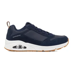 Clearance Sneakers da uomo blu navy in pelle con ammortizzazione ad aria Uno Uomo Sneakers|Sneakers Sport Uomo