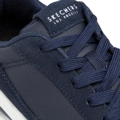 Clearance Sneakers da uomo blu navy in pelle con ammortizzazione ad aria Uno Uomo Sneakers|Sneakers Sport Uomo