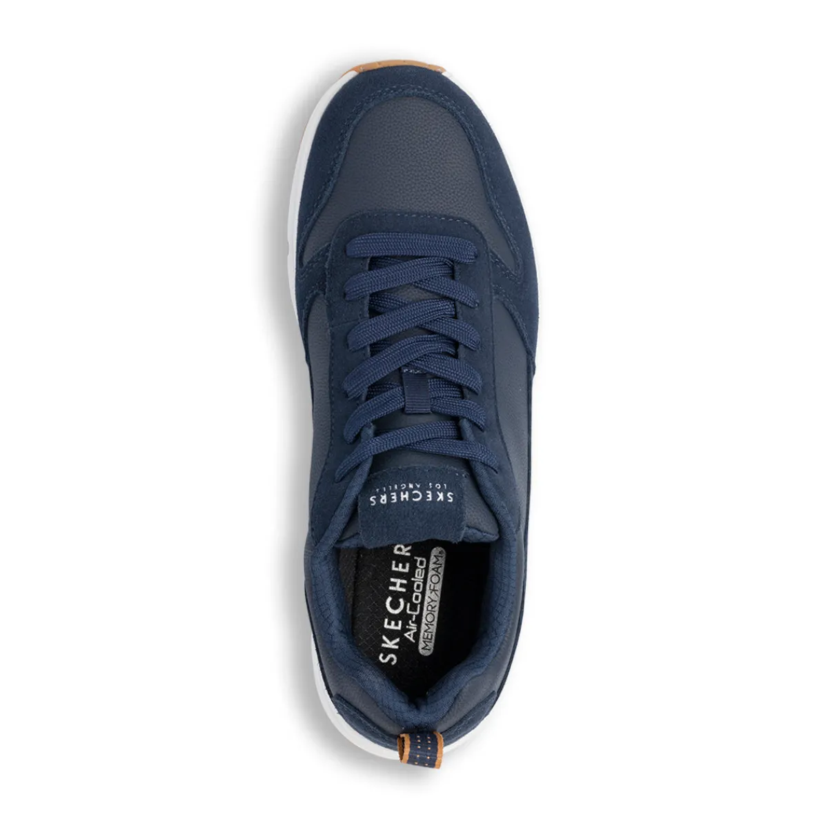 Clearance Sneakers da uomo blu navy in pelle con ammortizzazione ad aria Uno Uomo Sneakers|Sneakers Sport Uomo