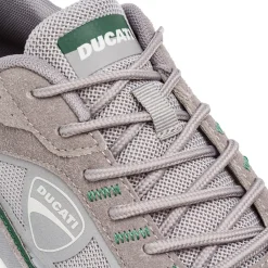 Clearance Sneakers da Uomo Grigie con Inserti in contrasto verdi Uomo Sneakers|Scarpe Sportive