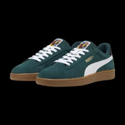 Outlet Sneakers da uomo in pelle verde scuro con logo Smash 3.0 Uomo Sneakers Sport Uomo|Scarpe Sportive