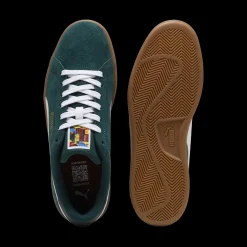 Outlet Sneakers da uomo in pelle verde scuro con logo Smash 3.0 Uomo Sneakers Sport Uomo|Scarpe Sportive