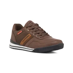 Clearance Sneakers da uomo marroni con logo Uomo Look Marrone Uomo 👞|Sneakers Uomo