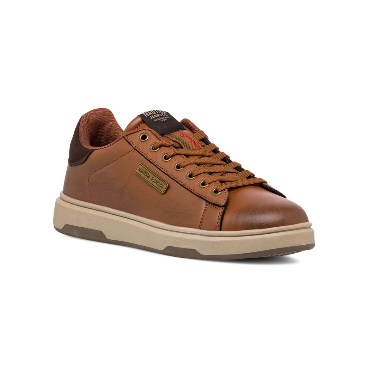 Clearance Sneakers da uomo marroni con logo Uomo Look Marrone Uomo 👞|Sneakers Uomo