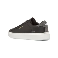 Discount Sneakers da Uomo Nere con Suola Bianca Uomo Sneakers Uomo