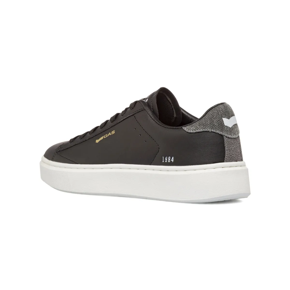 Discount Sneakers da Uomo Nere con Suola Bianca Uomo Sneakers Uomo