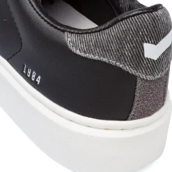 Discount Sneakers da Uomo Nere con Suola Bianca Uomo Sneakers Uomo
