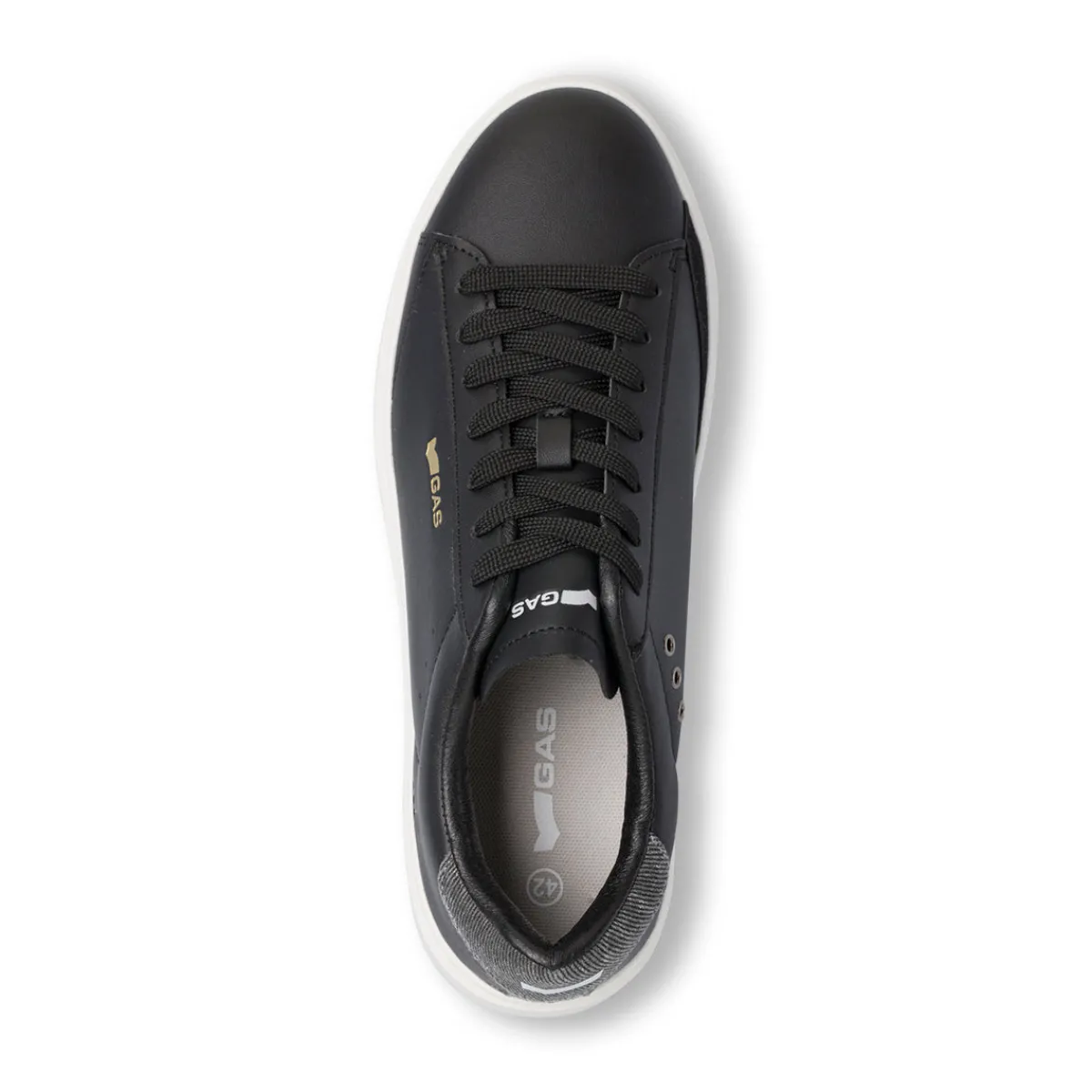 Discount Sneakers da Uomo Nere con Suola Bianca Uomo Sneakers Uomo