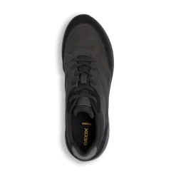 Online Sneakers da uomo nere con inserti effetto scamosciato Uomo Sneakers Uomo