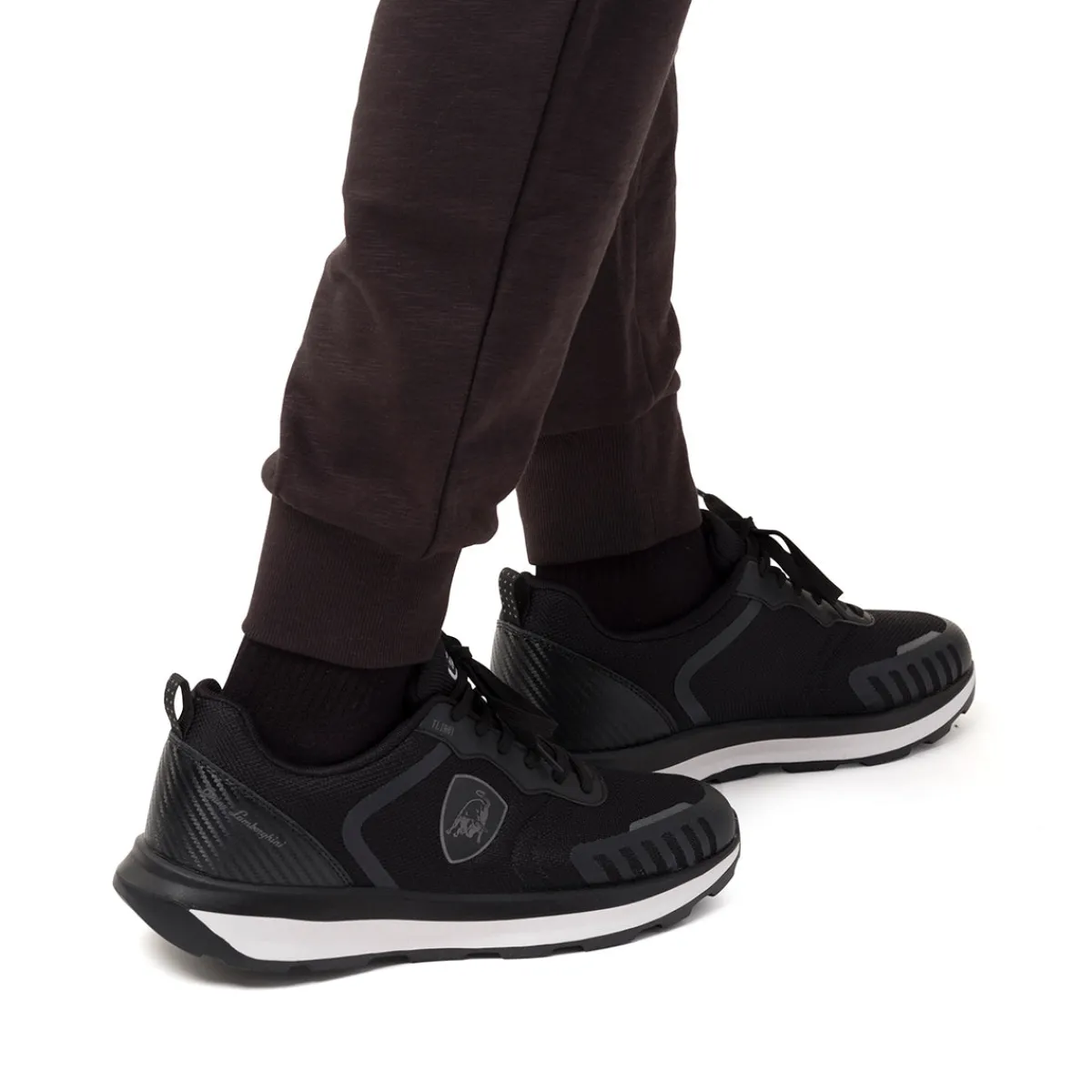 New Sneakers da uomo nere con logo e dettagli grigi Uomo Sneakers Retro Running|Scarpe Da Palestra