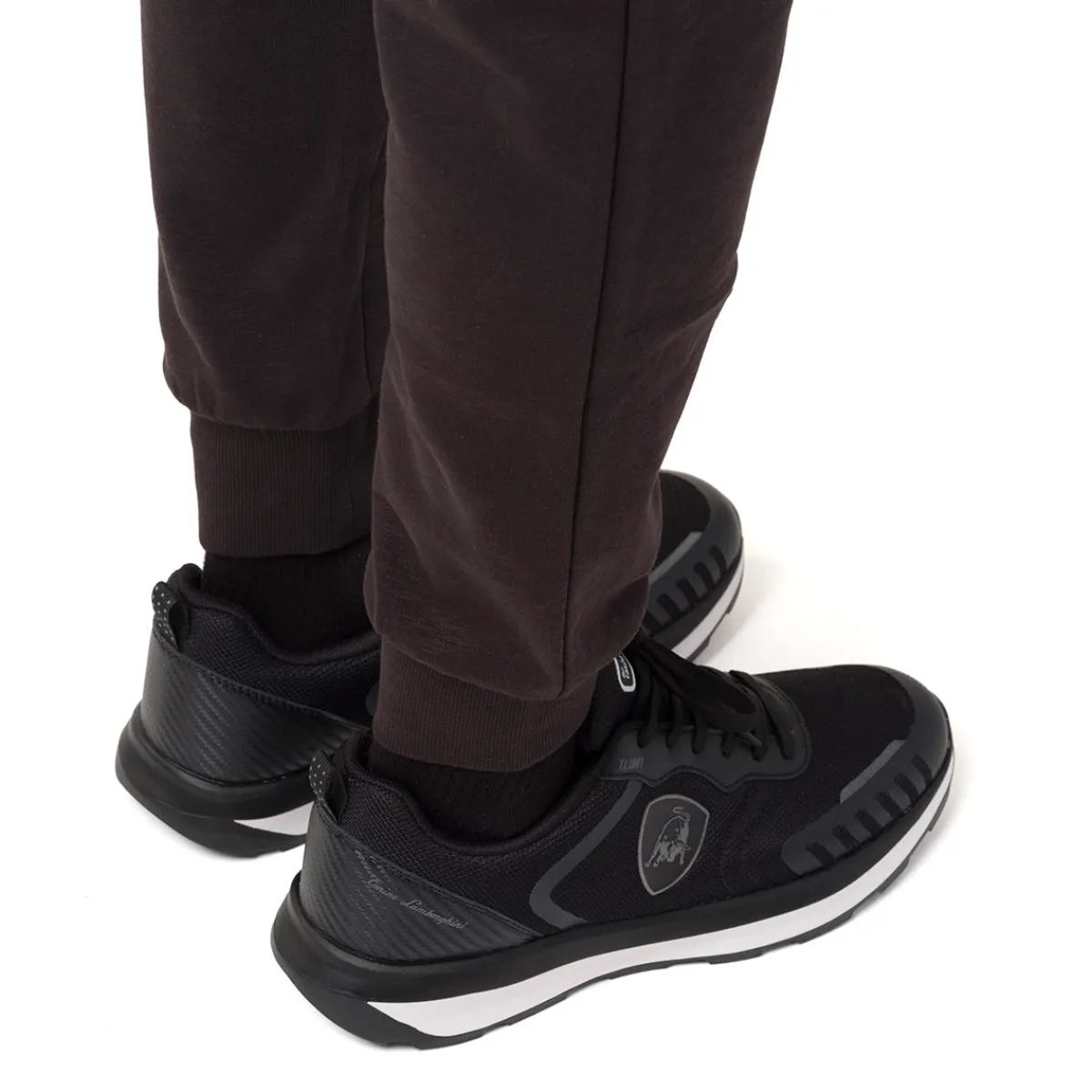 New Sneakers da uomo nere con logo e dettagli grigi Uomo Sneakers Retro Running|Scarpe Da Palestra