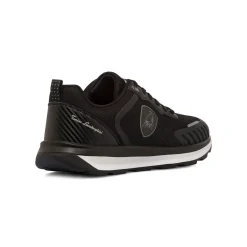 New Sneakers da uomo nere con logo e dettagli grigi Uomo Sneakers Retro Running|Scarpe Da Palestra