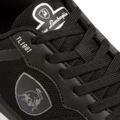 New Sneakers da uomo nere con logo e dettagli grigi Uomo Sneakers Retro Running|Scarpe Da Palestra