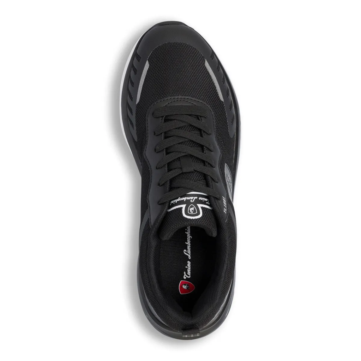 New Sneakers da uomo nere con logo e dettagli grigi Uomo Sneakers Retro Running|Scarpe Da Palestra