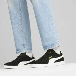 Discount Sneakers da uomo nere in pelle effetto scamosciato Club II Uomo Sneakers Sport Uomo|Scarpe Sportive