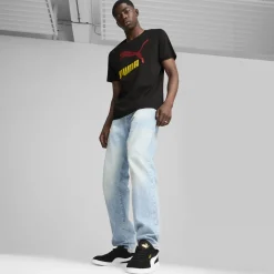 Discount Sneakers da uomo nere in pelle effetto scamosciato Club II Uomo Sneakers Sport Uomo|Scarpe Sportive