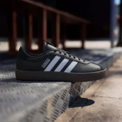 Clearance Sneakers da uomo nere in pelle scamosciata con logo VL Court 3.0 Uomo Sneakers Sport Uomo|Scarpe Sportive