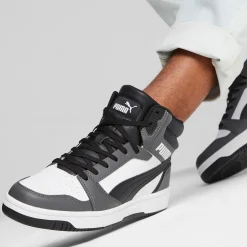 Best Sneakers da uomo Rebound V6 grigie e nere con logo Uomo Sneakers|Scarpe Sportive