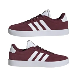 Outlet Sneakers da uomo rosso bordeaux in pelle con logo VL Court 3.0 Uomo Sneakers Uomo|Sneakers Sport Uomo