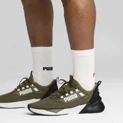 Sneakers da uomo verde militare con logo Retaliate 3 Uomo Scarpe Da Palestra|Scarpe Da Ginnastica